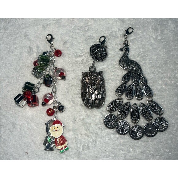 3 keychains - jewelry making supplies - Picture 1 of 3
